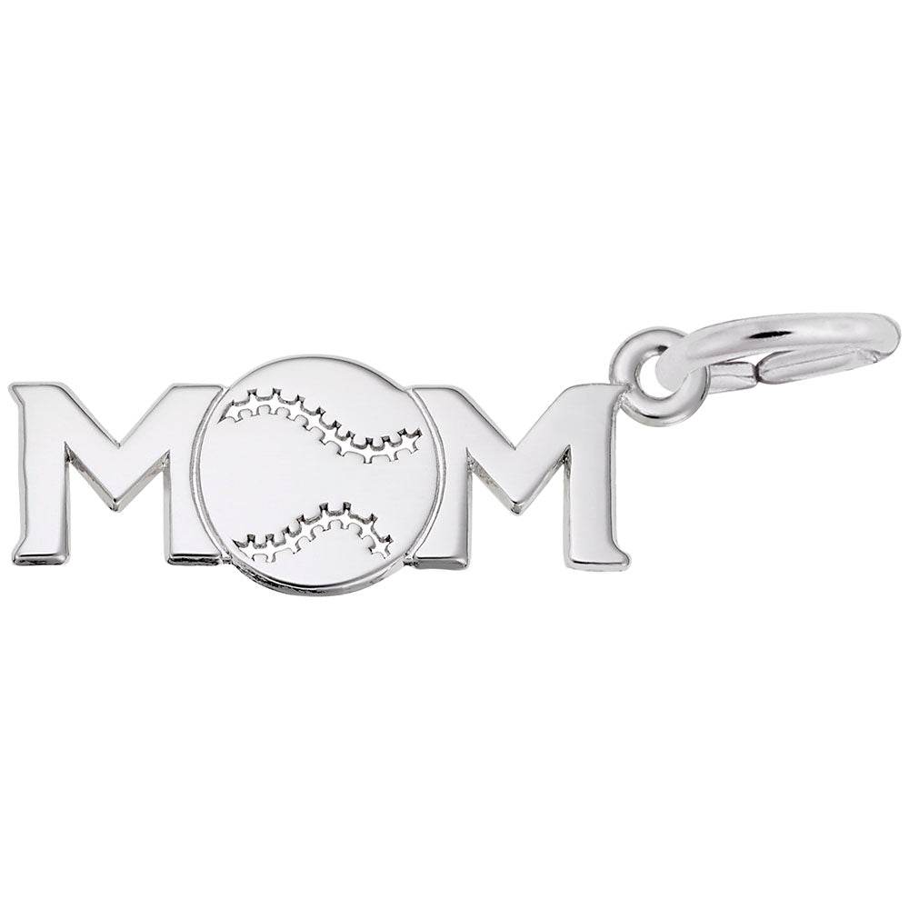 Rembrandt Charms - Baseball Mom Charm - 1791 Rembrandt Charms Charm Birmingham Jewelry