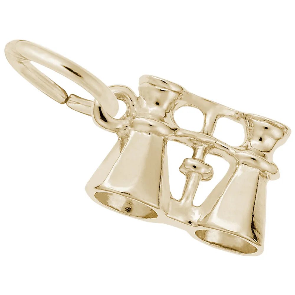 Rembrandt Charms - Binoculars Charm - 0461 Rembrandt Charms Charm Birmingham Jewelry