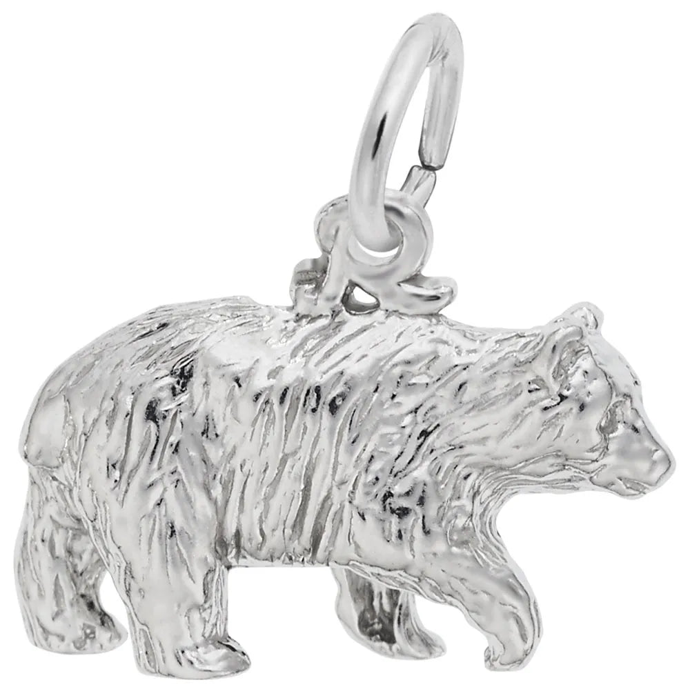 Rembrandt Charms - Black Bear Charm - 1546 Rembrandt Charms Charm Birmingham Jewelry