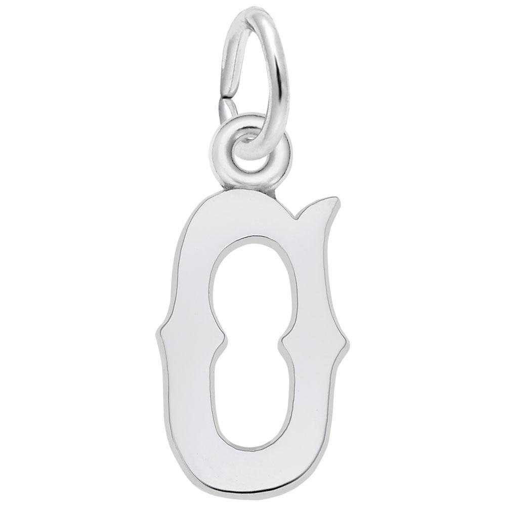 Rembrandt Charms - Blackletter Initial O Charm - 4766-015 Rembrandt Charms Charm Birmingham Jewelry