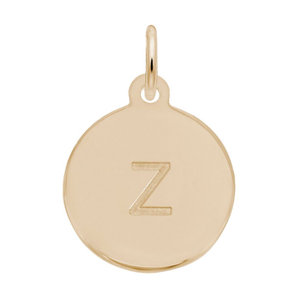 Rembrandt Charms - Block Initial Disc Charm-Letter X - 1895-026 Rembrandt Charms Charm Birmingham Jewelry