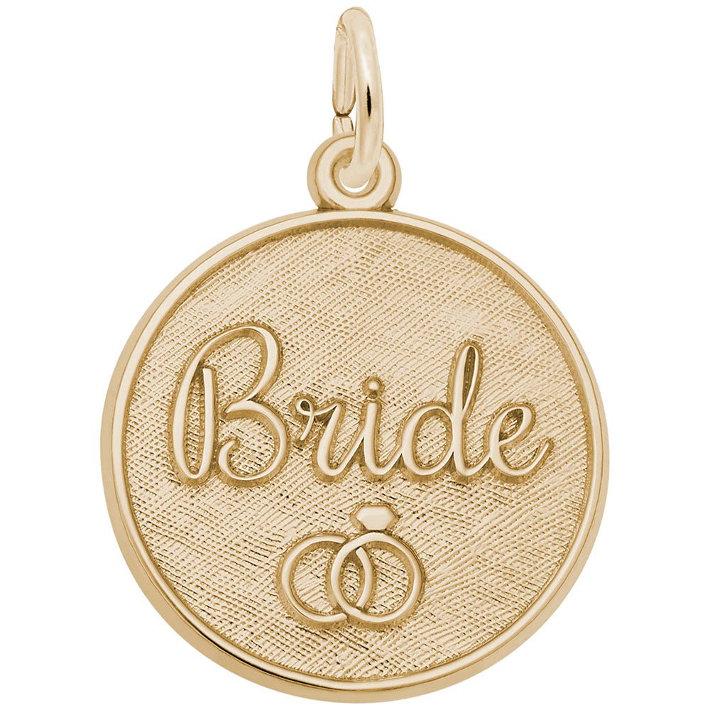 Rembrandt Charms - Bride Disc Charm - 1833 Rembrandt Charms Charm Birmingham Jewelry