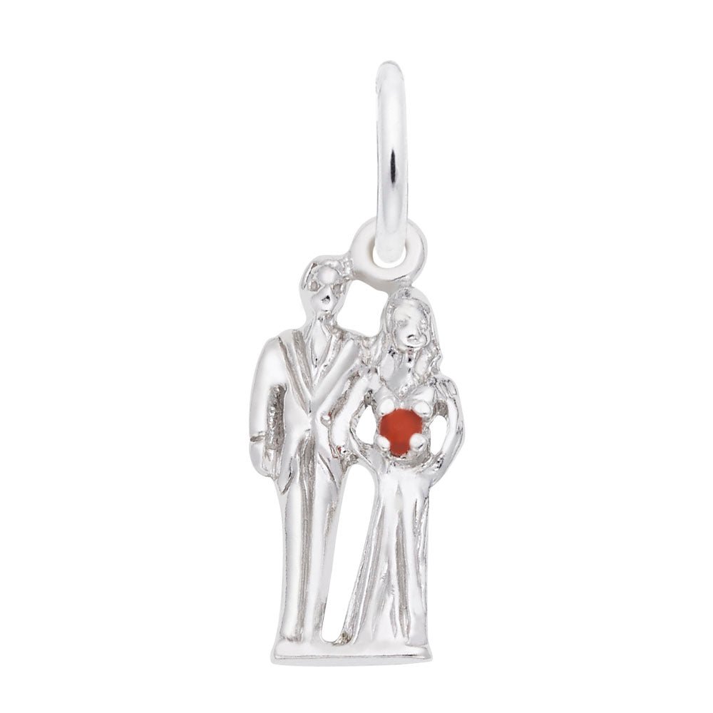 Rembrandt Charms - Bride & Groom Accent Charm - 0832 Rembrandt Charms Charm Birmingham Jewelry