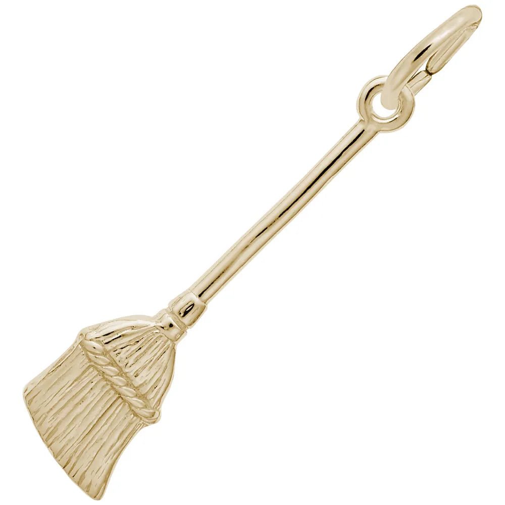 Rembrandt Charms - Broom Charm - 419 Rembrandt Charms Charm Birmingham Jewelry