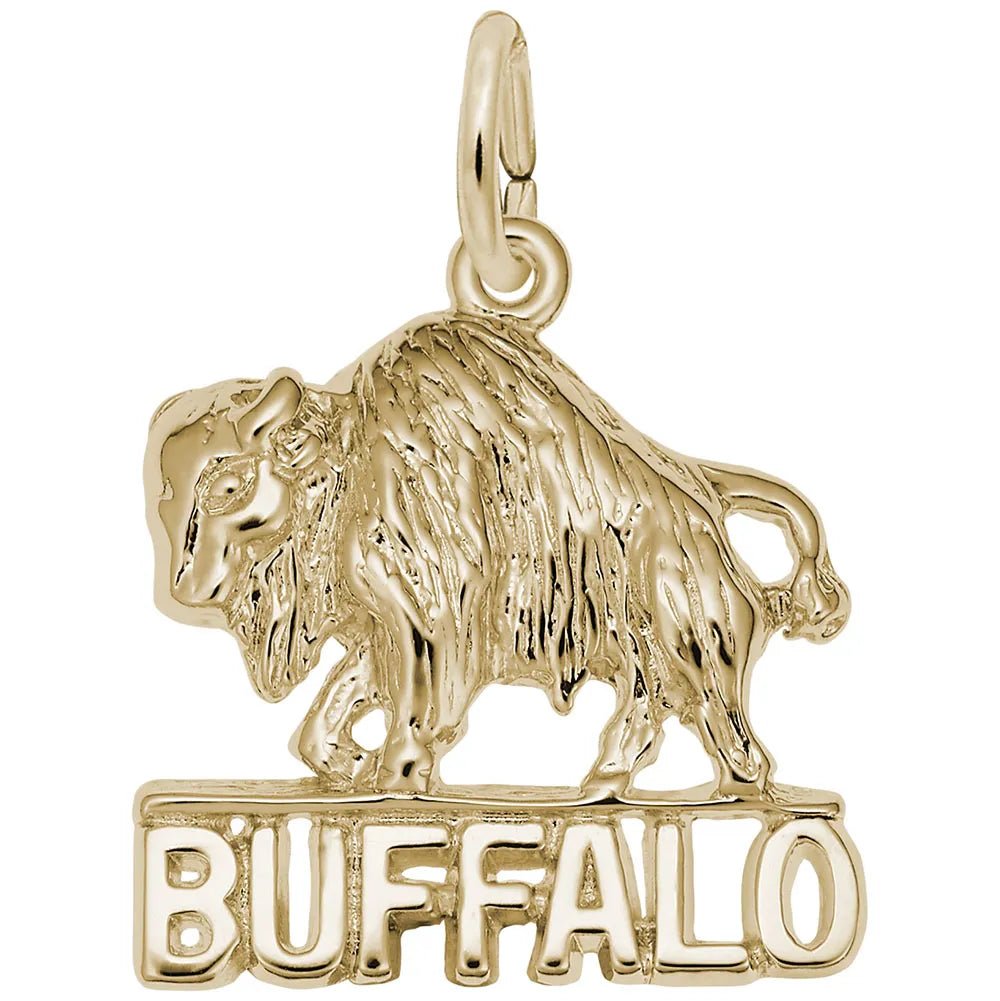 Rembrandt Charms - Buffalo Charm - 3282 Rembrandt Charms Charm Birmingham Jewelry