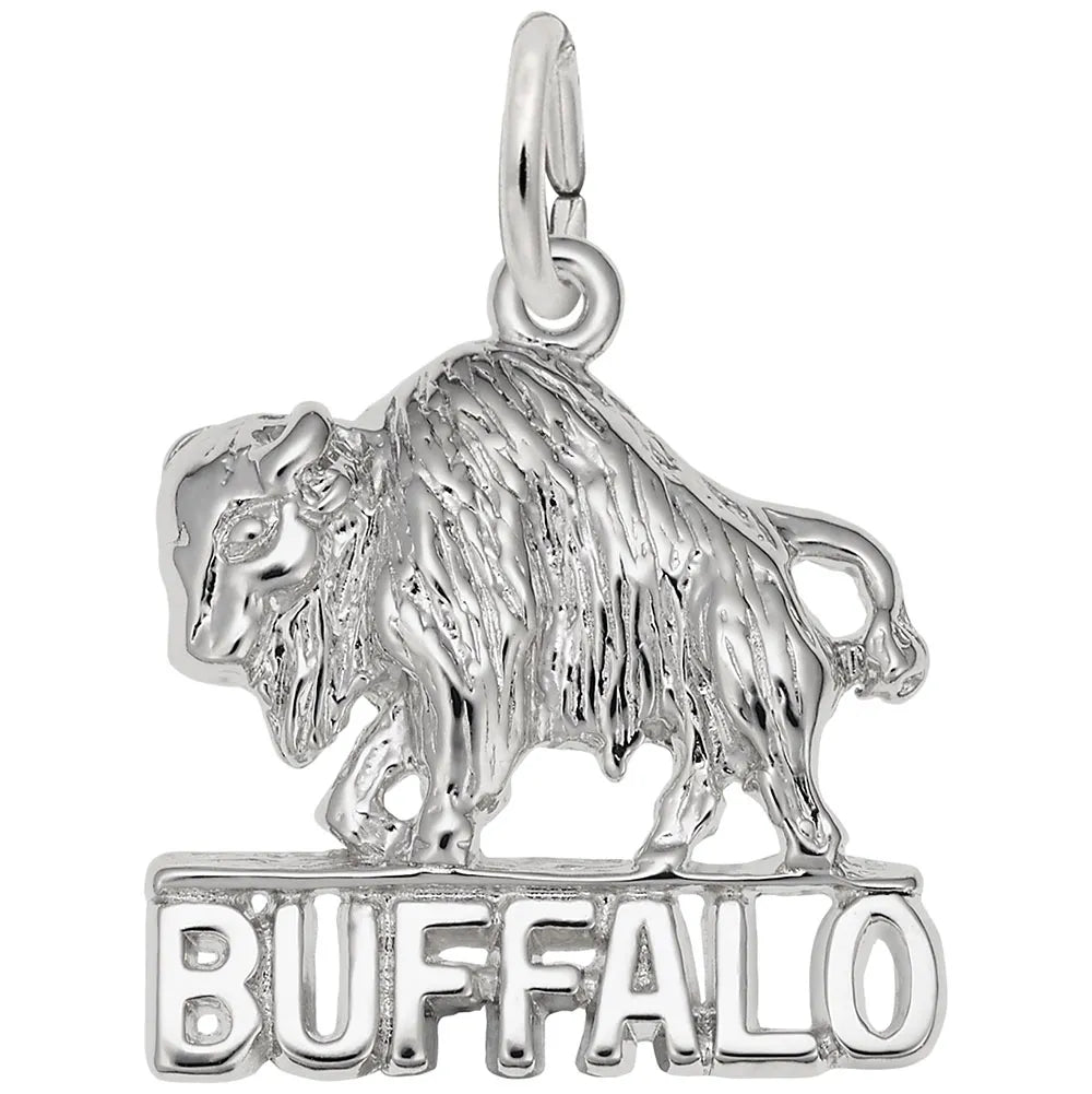 Rembrandt Charms - Buffalo Charm - 3282 Rembrandt Charms Charm Birmingham Jewelry