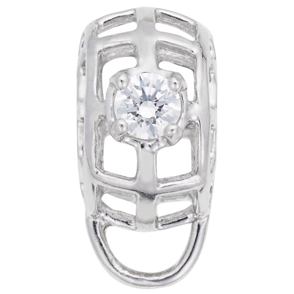 Rembrandt Charms - Caged Stone April Charmdrop - 9181-004 Rembrandt Charms Charm Birmingham Jewelry