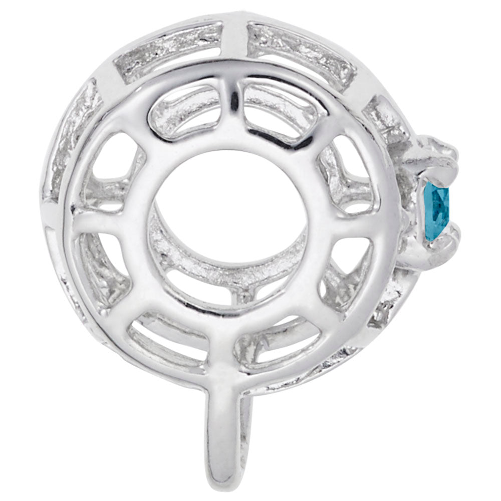 Rembrandt Charms - Caged Stone Dec Charmdrop - 9181-012 Rembrandt Charms Charm Birmingham Jewelry