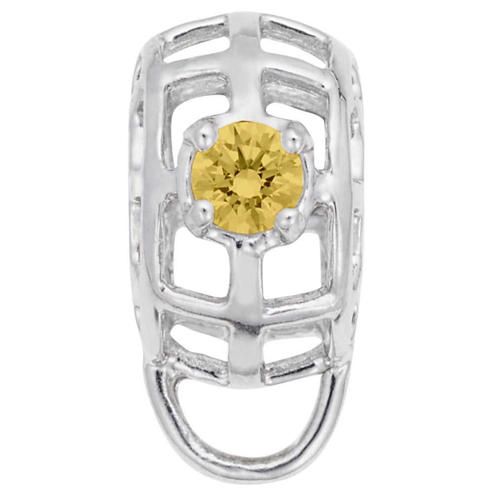 Rembrandt Charms - Caged Stone Nov Charmdrop - 9181-011 Rembrandt Charms Charm Birmingham Jewelry