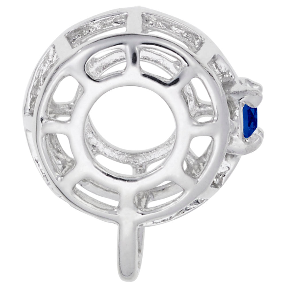 Rembrandt Charms - Caged Stone Sept Charmdrop - 9181-009 Rembrandt Charms Charm Birmingham Jewelry