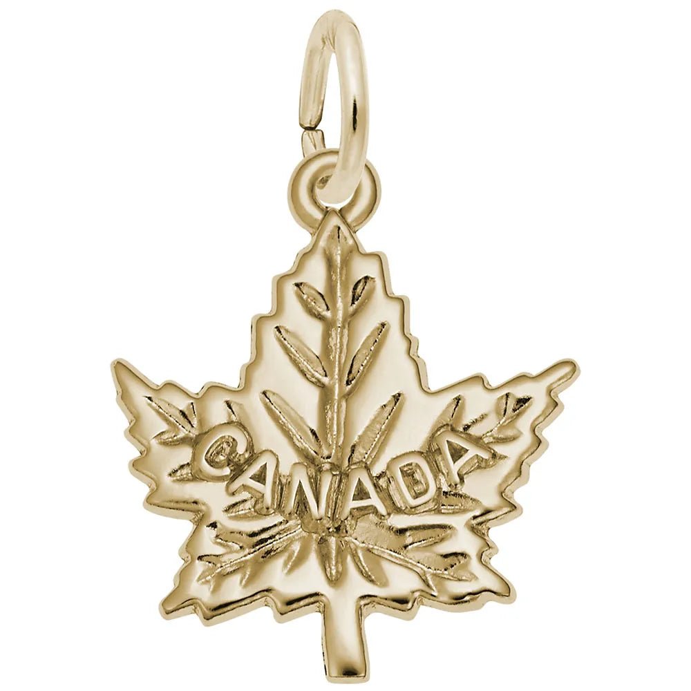 Rembrandt Charms - Canada Maple Leaf Charm - 1049 Rembrandt Charms Charm Birmingham Jewelry