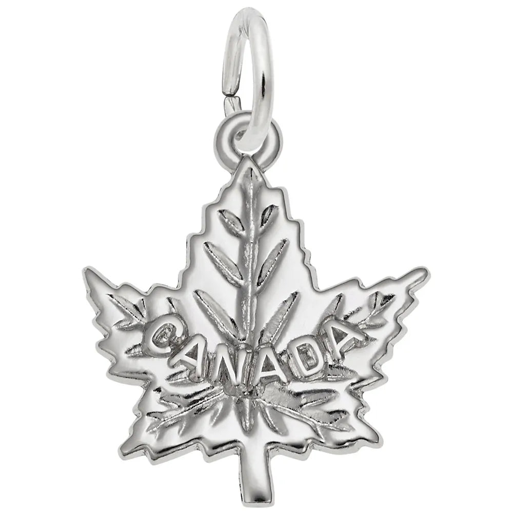 Rembrandt Charms - Canada Maple Leaf Charm - 1049 Rembrandt Charms Charm Birmingham Jewelry