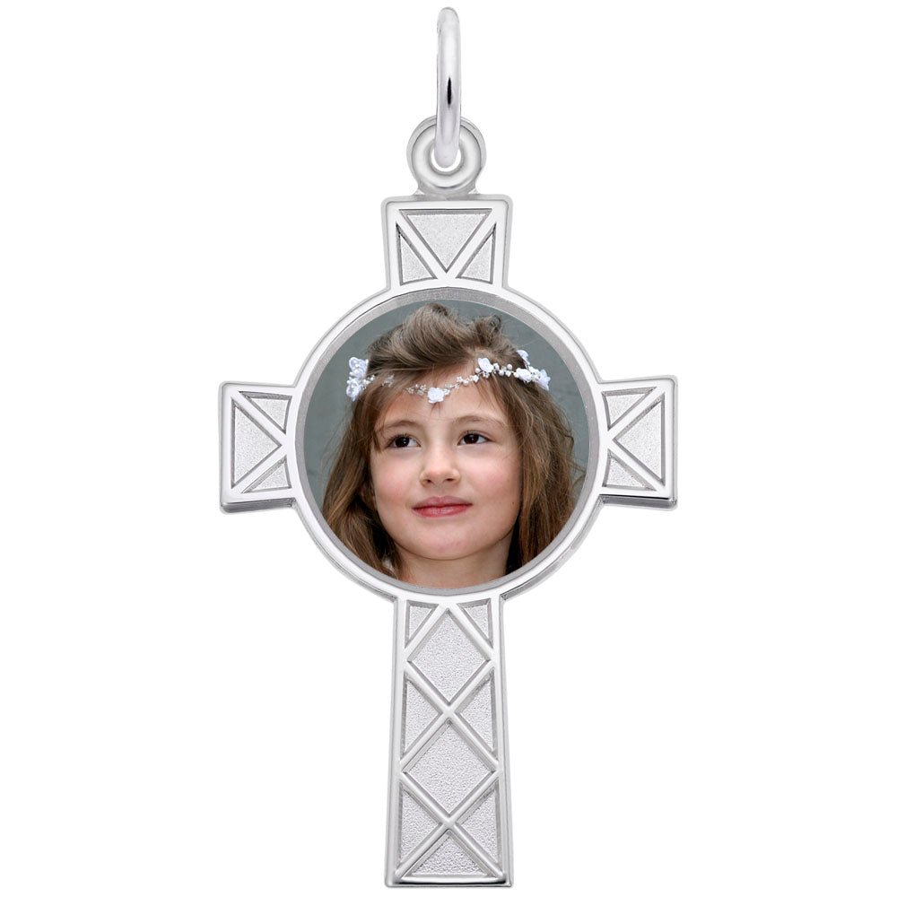 Rembrandt Charms - Celtic Cross Photoart Charm - 8622 Rembrandt Charms Charm Birmingham Jewelry