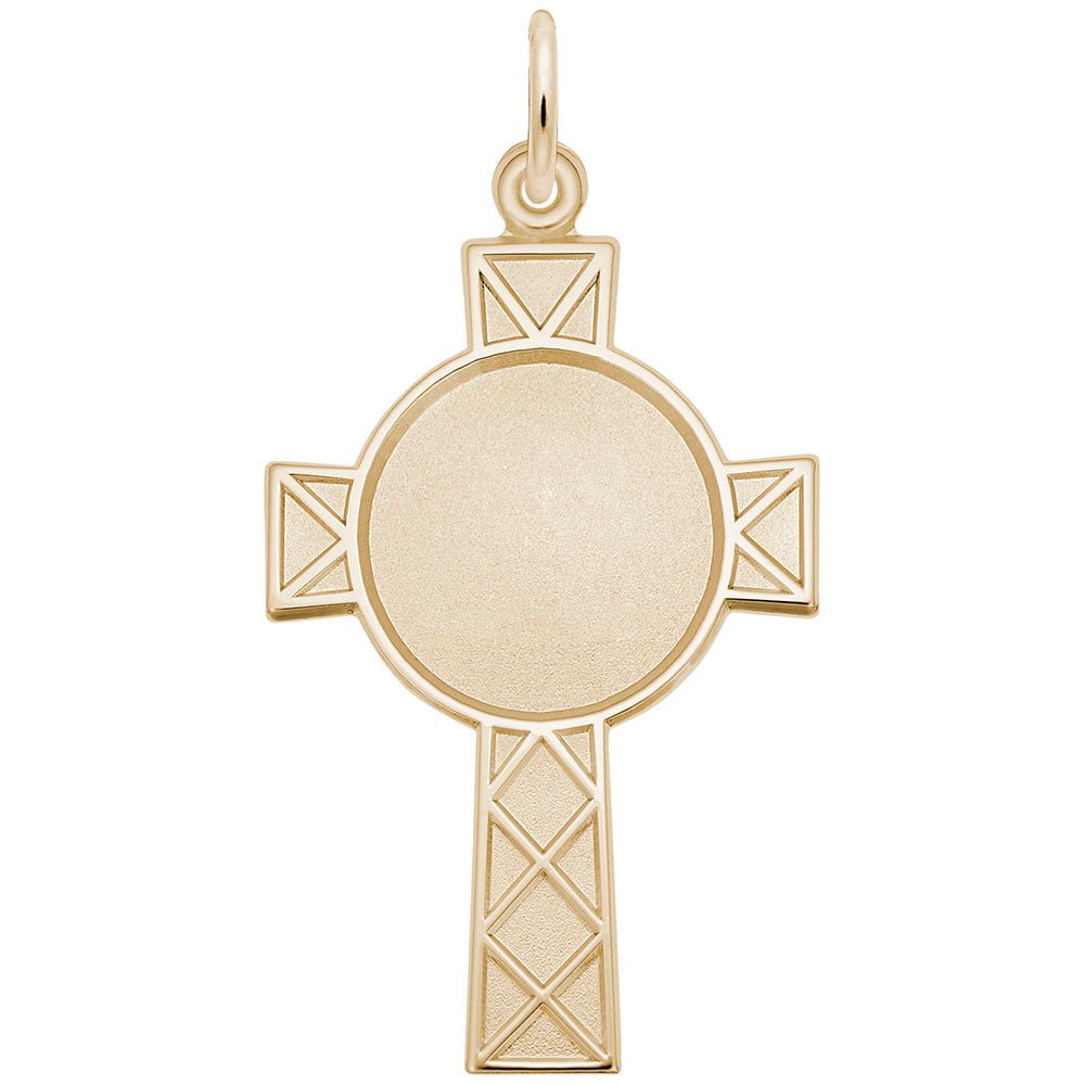 Rembrandt Charms - Celtic Cross Photoart Charm - 8622 Rembrandt Charms Charm Birmingham Jewelry
