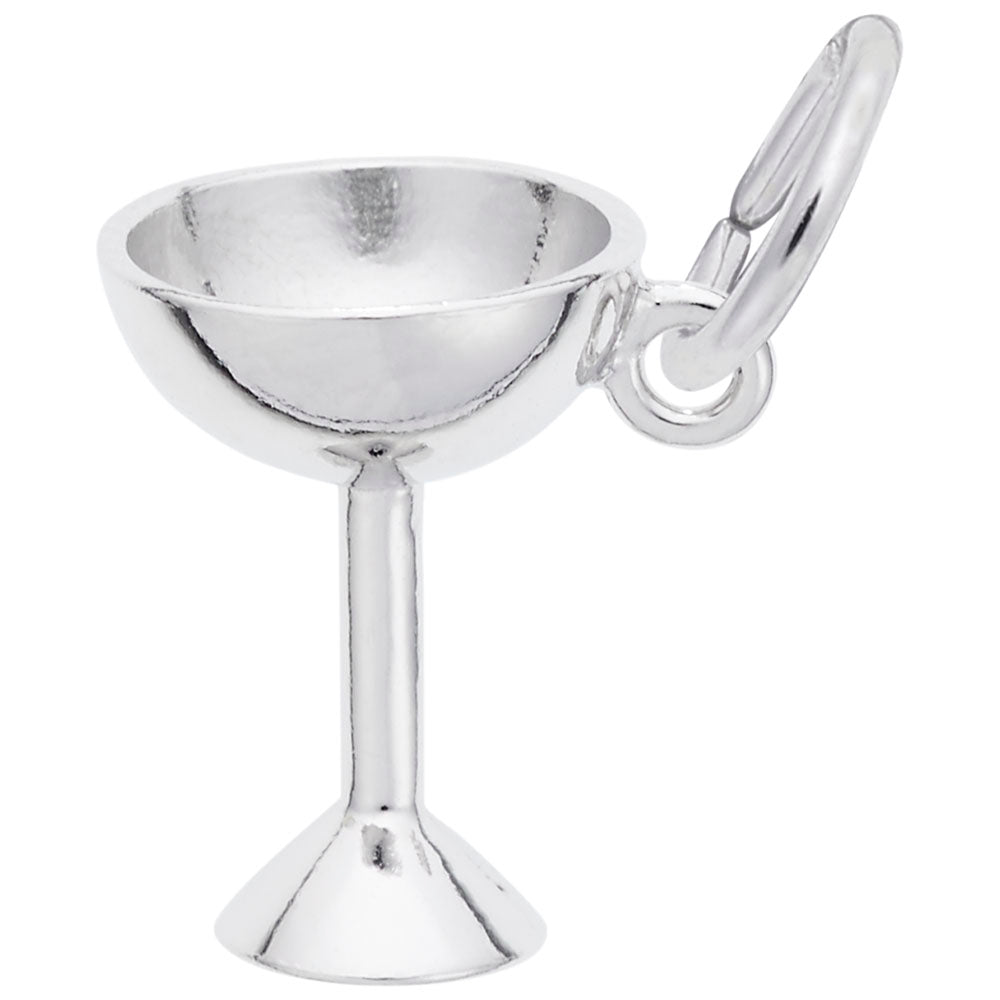 Rembrandt Charms - Champagne Glass Charm - 0456 Rembrandt Charms Charm Birmingham Jewelry