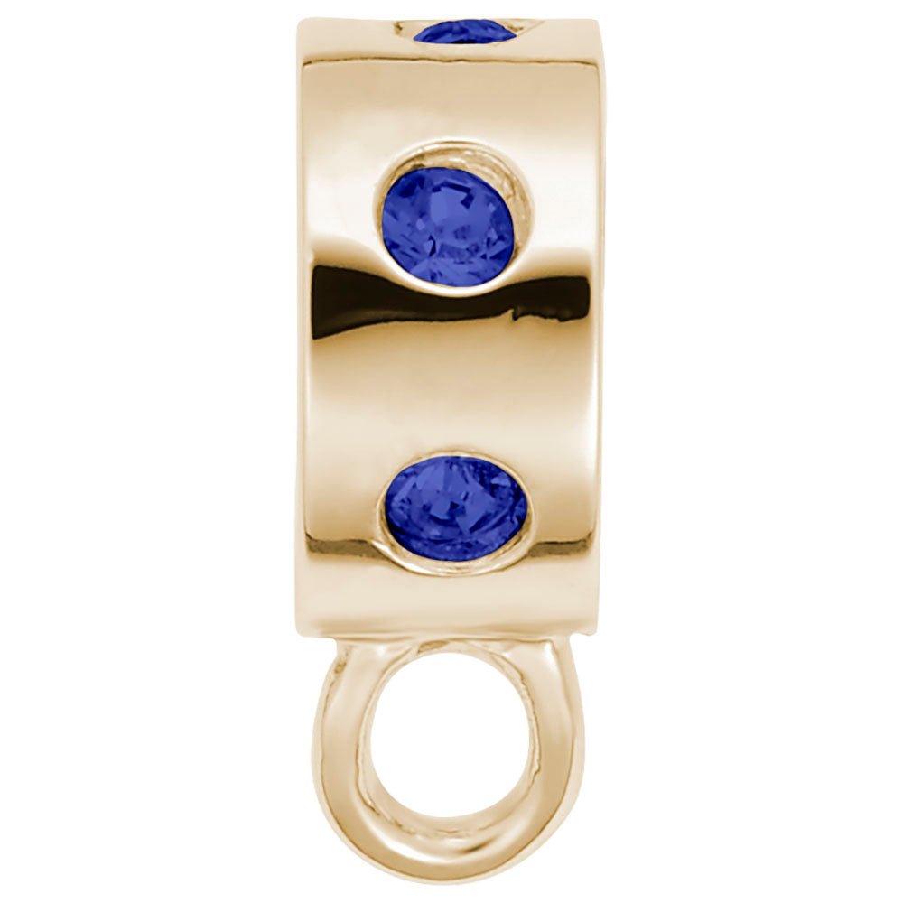 Rembrandt Charms - Charmdrop Blue Stones - 9150-009 Rembrandt Charms Charm Birmingham Jewelry