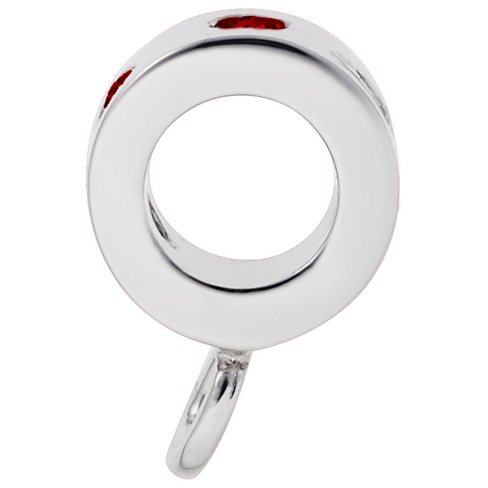 Rembrandt Charms - Charmdrop Red Stones - 9150-007 Rembrandt Charms Charm Birmingham Jewelry