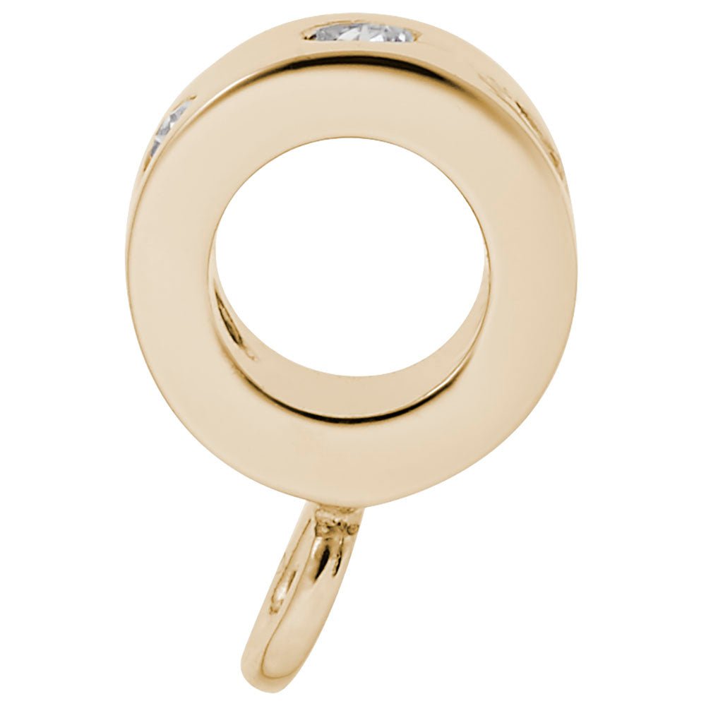 Rembrandt Charms - Charmdrop White Stones - 9150-004 Rembrandt Charms Charm Birmingham Jewelry