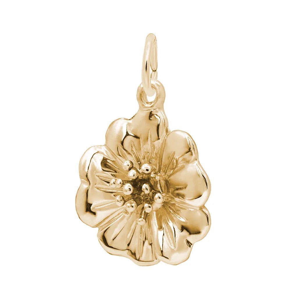 Rembrandt Charms - Cherry Blossom 3D Charm - 1865 Rembrandt Charms Charm Birmingham Jewelry