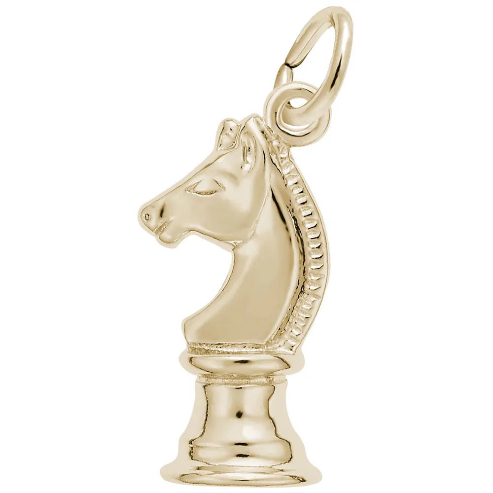 Rembrandt Charms - Chess Knight Charm - 874 Rembrandt Charms Charm Birmingham Jewelry