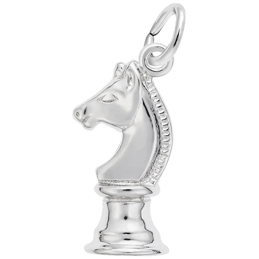 Rembrandt Charms - Chess Knight Charm - 874 Rembrandt Charms Charm Birmingham Jewelry