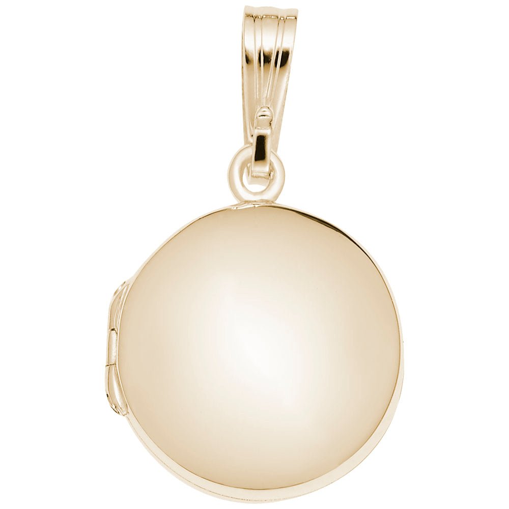 Rembrandt Charms - Circle Locket Charm - 8604 Rembrandt Charms Locket Birmingham Jewelry