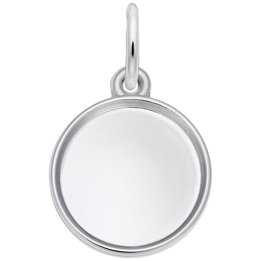 Rembrandt Charms - Circle Photoart Charm - 8621 Rembrandt Charms Charm Birmingham Jewelry