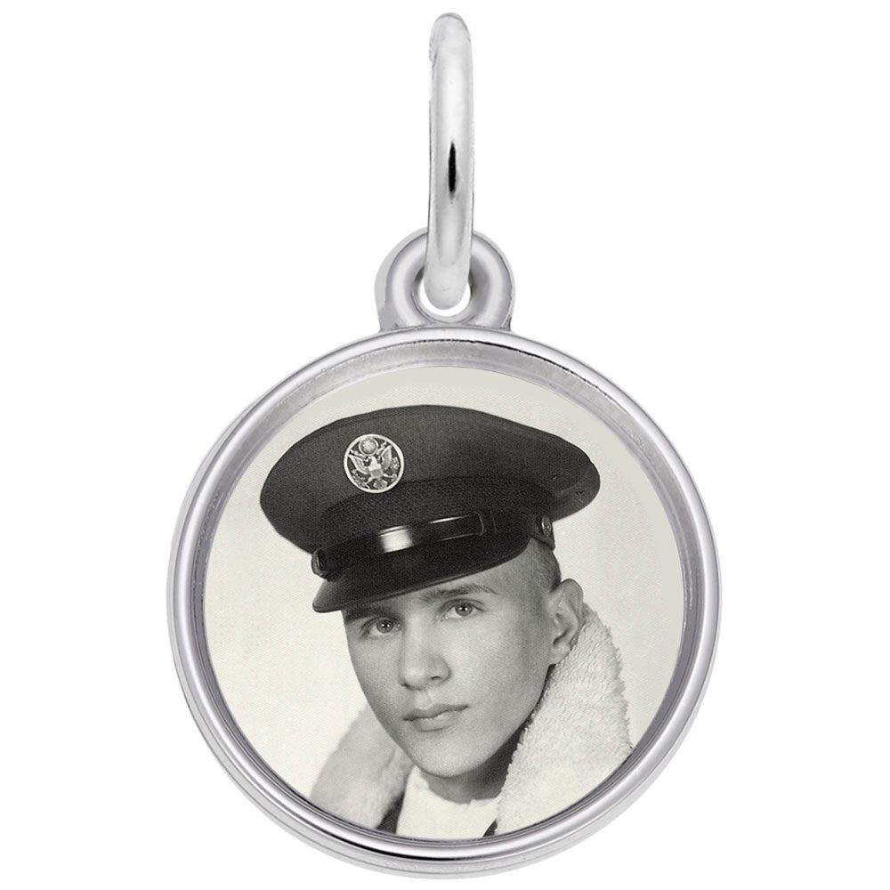 Rembrandt Charms - Circle Photoart Charm - 8621 Rembrandt Charms Charm Birmingham Jewelry