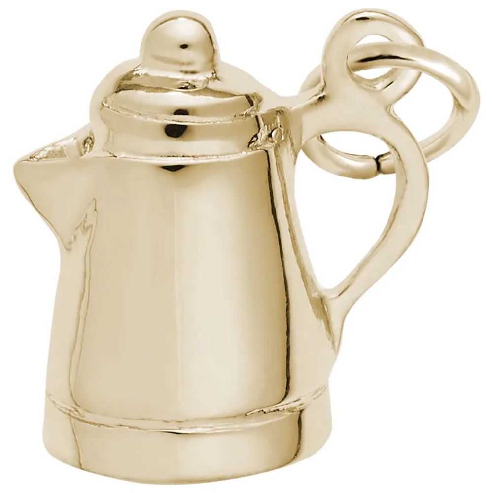 Rembrandt Charms - Coffee Pot Charm - 692 Rembrandt Charms Charm Birmingham Jewelry