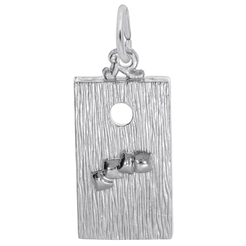 Rembrandt Charms - Corn Hole Game Charm - 1754 Rembrandt Charms Charm Birmingham Jewelry