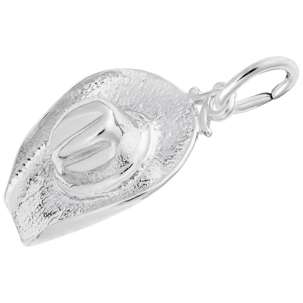 Rembrandt Charms - Cowboy Hat Charm - 0492 Rembrandt Charms Charm Birmingham Jewelry