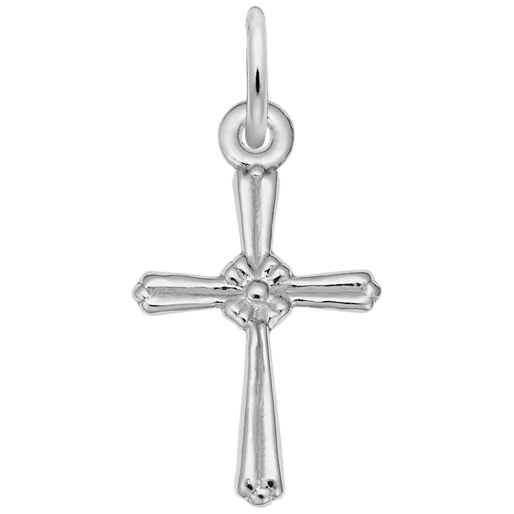 Rembrandt Charms - Cross Accent Charm - 6004 Rembrandt Charms Charm Birmingham Jewelry