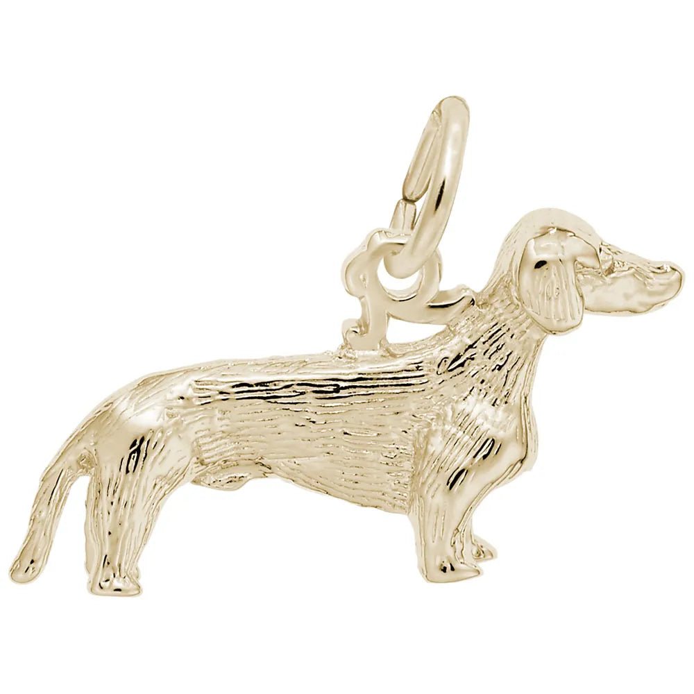 Rembrandt Charms - Dachshund Dog Charm - 1790 Rembrandt Charms Charm Birmingham Jewelry