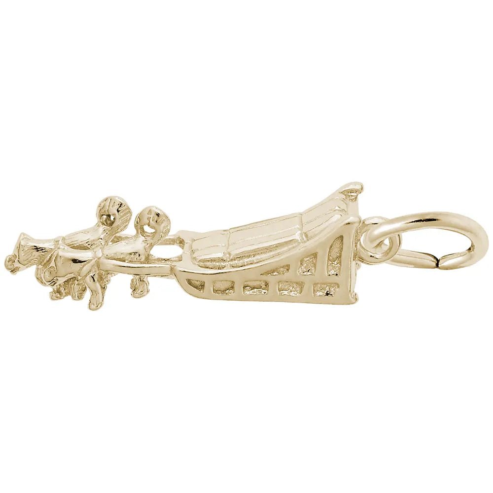 Rembrandt Charms - Dog Sled Charm - 3395 Rembrandt Charms Charm Birmingham Jewelry