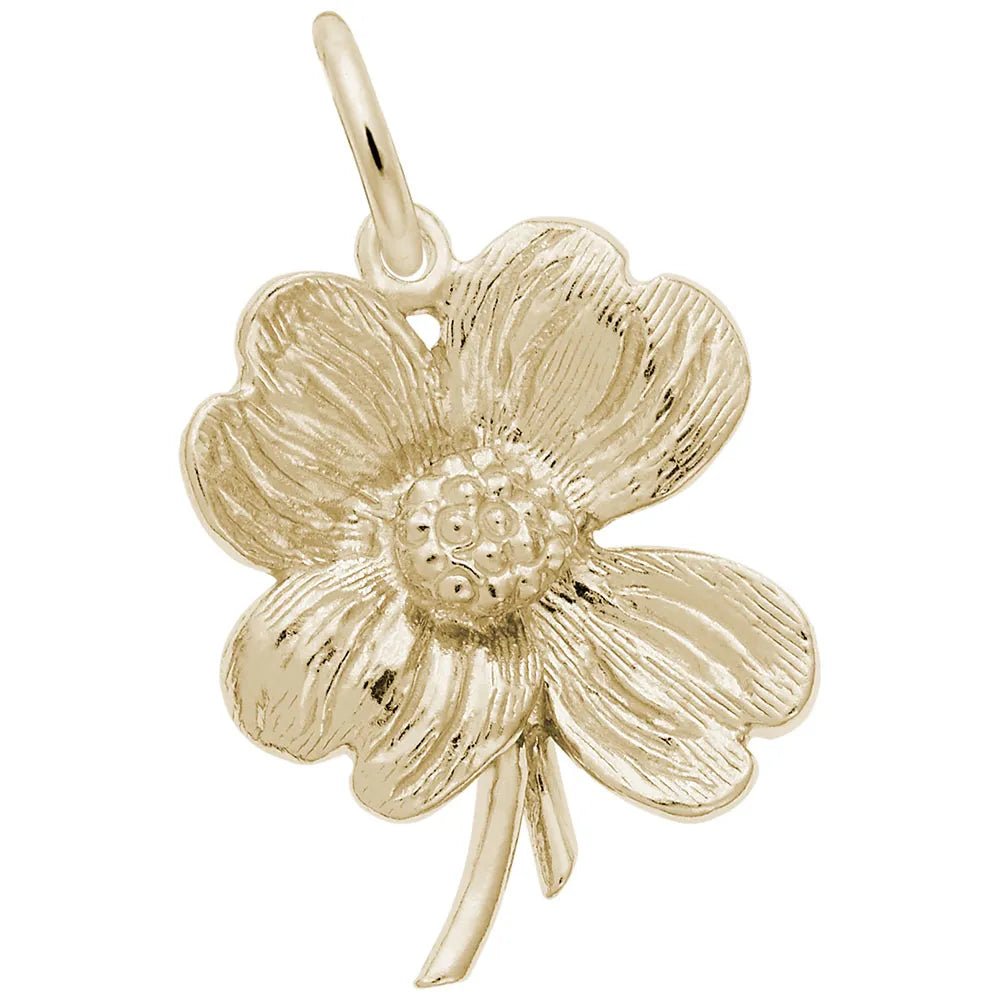 Rembrandt Charms - Dogwood Flower Charm - 1992 Rembrandt Charms Charm Birmingham Jewelry