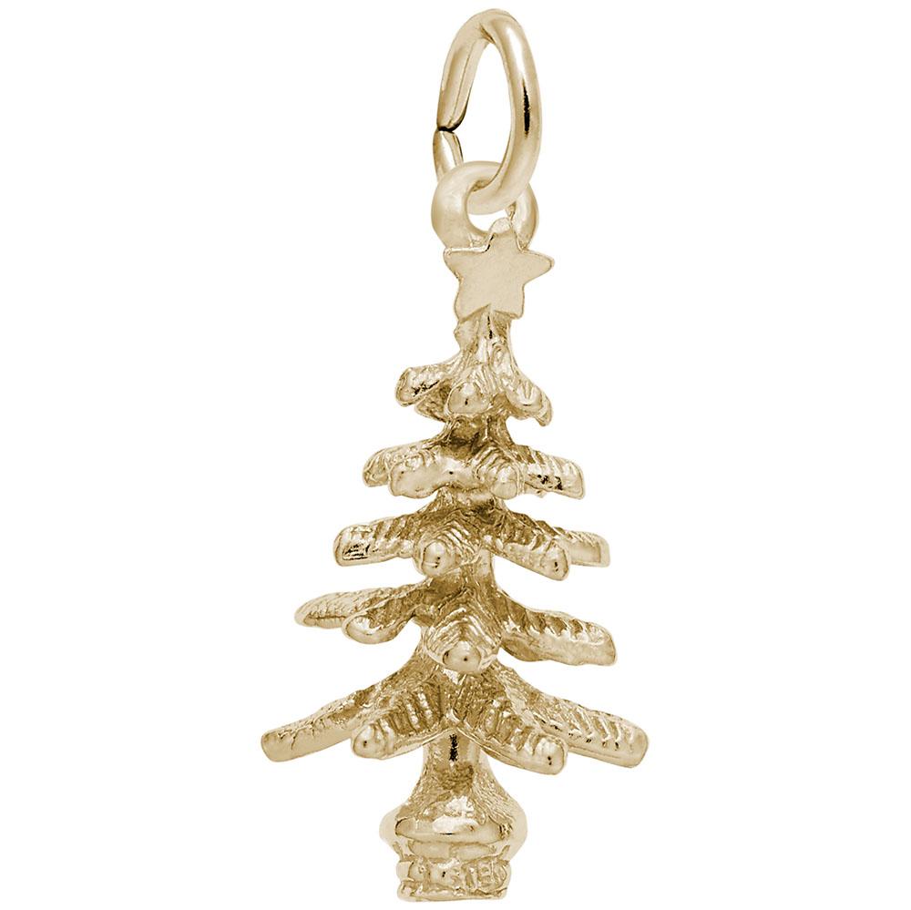 Rembrandt Charms - Evergreen Tree Charm - 1610 Rembrandt Charms Charm Birmingham Jewelry