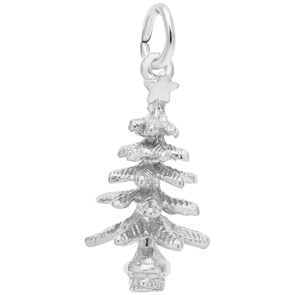 Rembrandt Charms - Evergreen Tree Charm - 1610 Rembrandt Charms Charm Birmingham Jewelry
