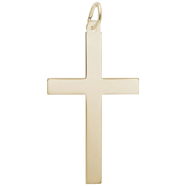Rembrandt Charms - Extra Large Plain Cross Charm - 4907 Rembrandt Charms Charm Birmingham Jewelry 