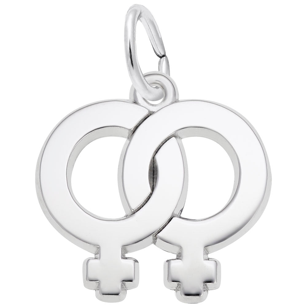 Rembrandt Charms - Female Twins Charm - 3053 Rembrandt Charms Charm Birmingham Jewelry