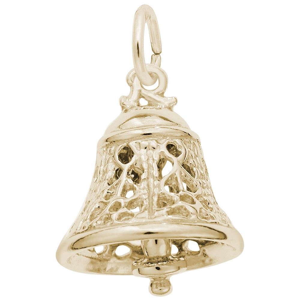 Rembrandt Charms - Filigree Bell Charm - 0830 Rembrandt Charms Charm Birmingham Jewelry