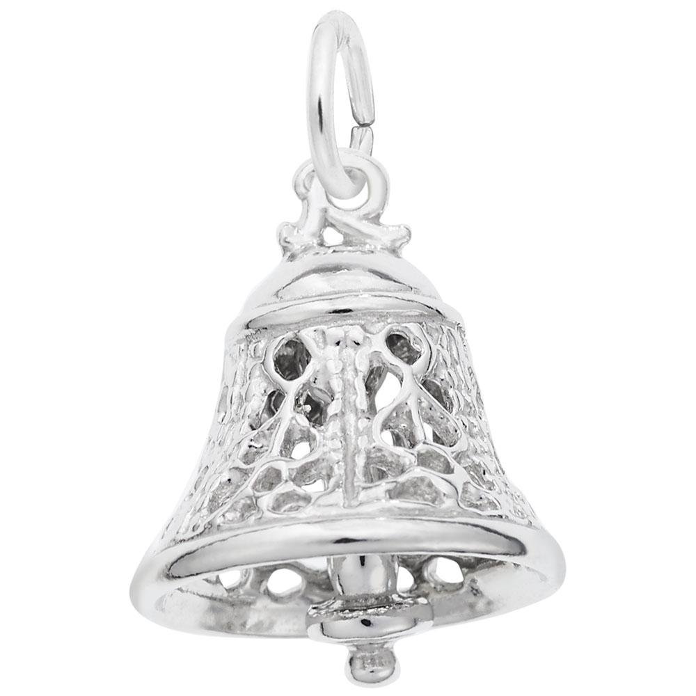 Rembrandt Charms - Filigree Bell Charm - 0830 Rembrandt Charms Charm Birmingham Jewelry