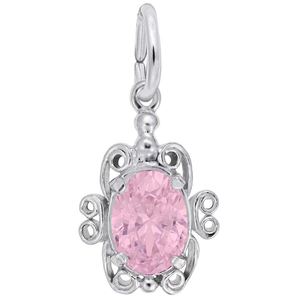 Rembrandt Charms - Filigree October Stone Charm - 4764-010 Rembrandt Charms Charm Birmingham Jewelry