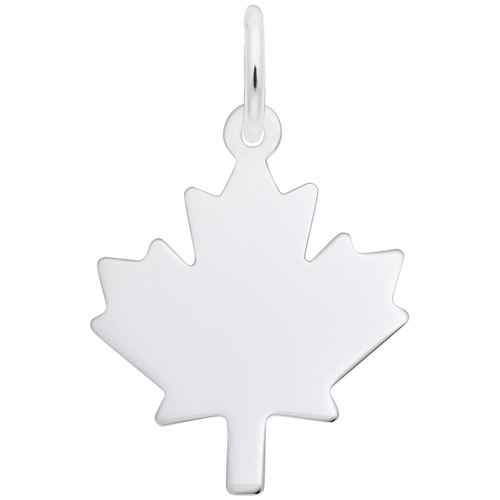 Rembrandt Charms - Flat Maple Leaf Charm – 3392 Rembrandt Charms Charm Birmingham Jewelry