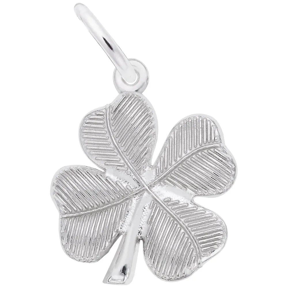 Rembrandt Charms - Four Leaf Clover Charm - 0395 Rembrandt Charms Charm Birmingham Jewelry