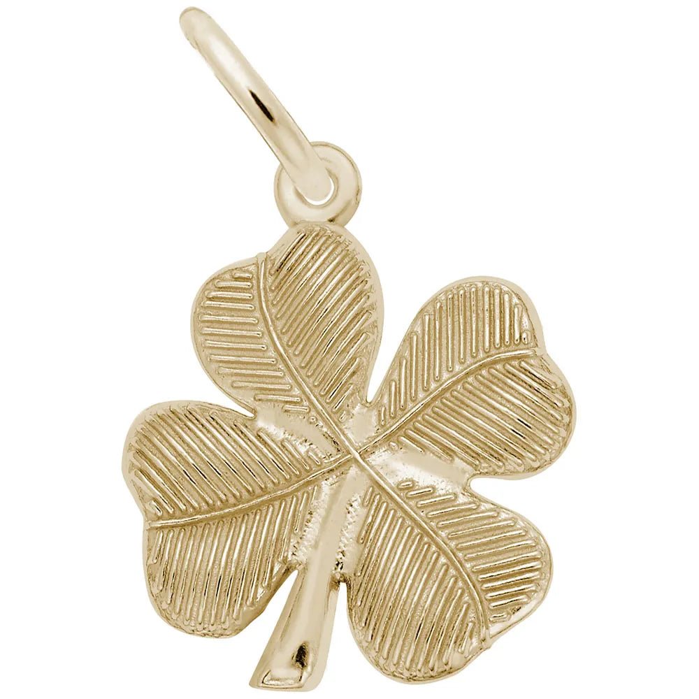 Rembrandt Charms - Four Leaf Clover Charm - 0395 Rembrandt Charms Charm Birmingham Jewelry