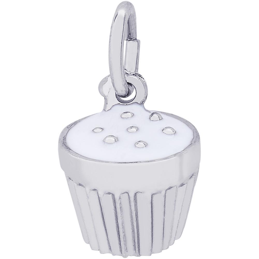 Rembrandt Charms - Frosted Cupcake Charm - 8342 Rembrandt Charms Charm Birmingham Jewelry