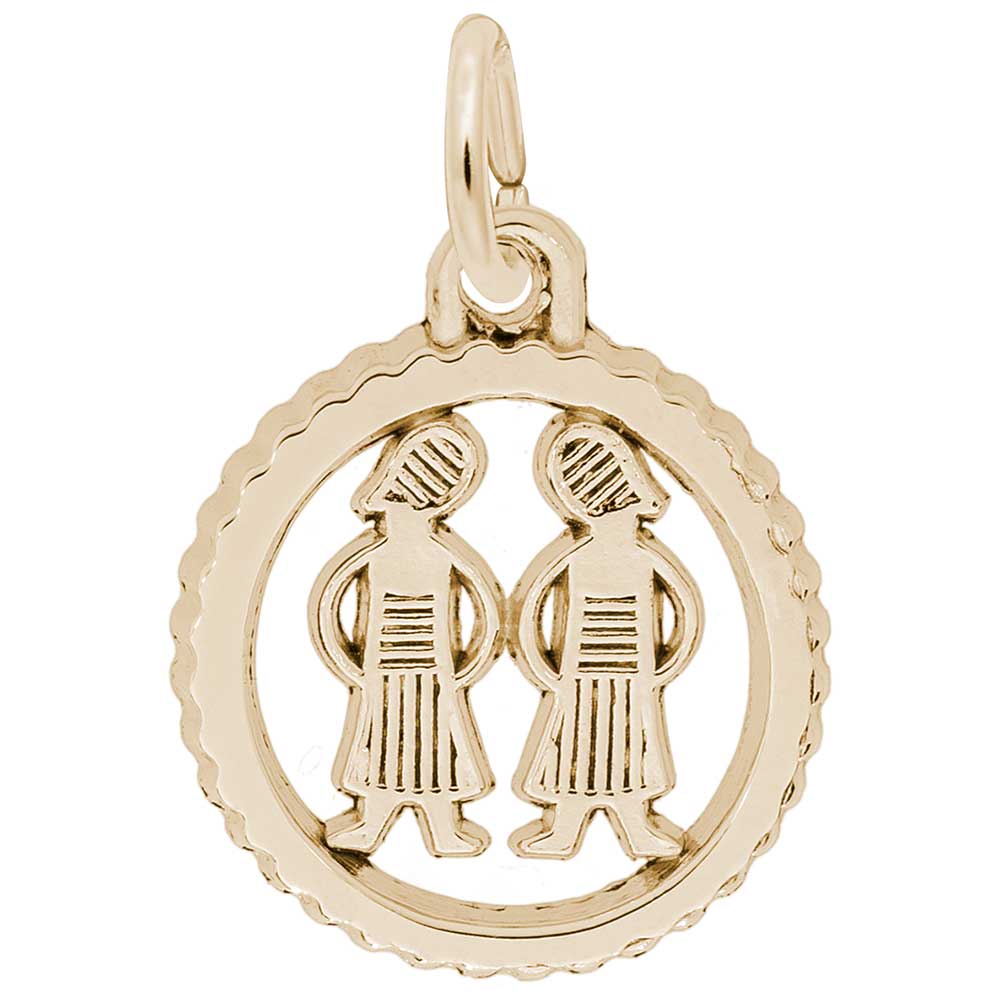 Rembrandt Charms - Gemini Charm - 4545 Rembrandt Charms Charm Birmingham Jewelry