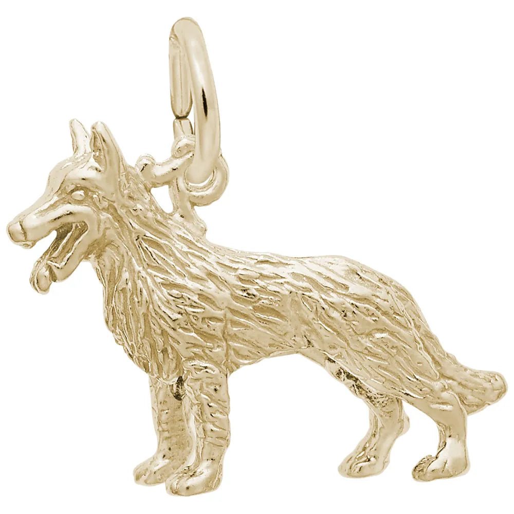 Rembrandt Charms - German Shepherd Dog Charm - 2882 Rembrandt Charms Charm Birmingham Jewelry