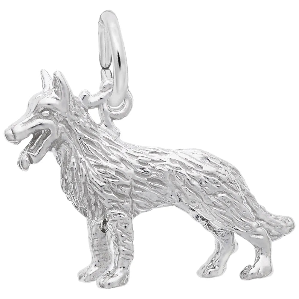 Rembrandt Charms - German Shepherd Dog Charm - 2882 Rembrandt Charms Charm Birmingham Jewelry