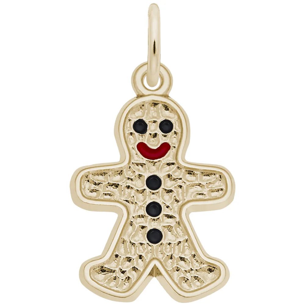 Rembrandt Charms - Gingerbread Man Charm - 2274 Rembrandt Charms Charm Birmingham Jewelry